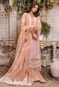 Adans Libas | Chikankari 25 | 4773 XS Peach Pink Lawn