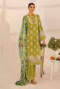 Adans Libas | Chikankari 25 | 4776 XS Parrot Green Lawn