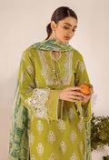 Adans Libas | Chikankari 25 | 4776 L Parrot Green Lawn