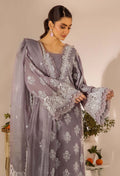 Adans Libas | Chikankari 25 | 4777 L Lilac Gray Lawn