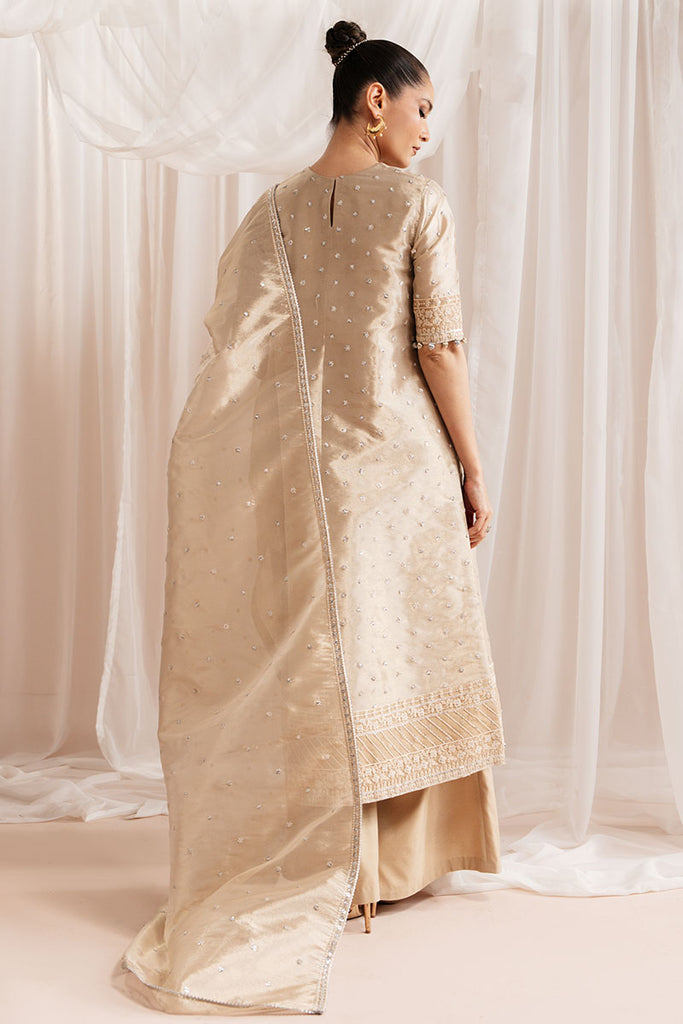 Cross Stitch | Luxe Atelier 25 | GILDED GLOW XS Beige Silk