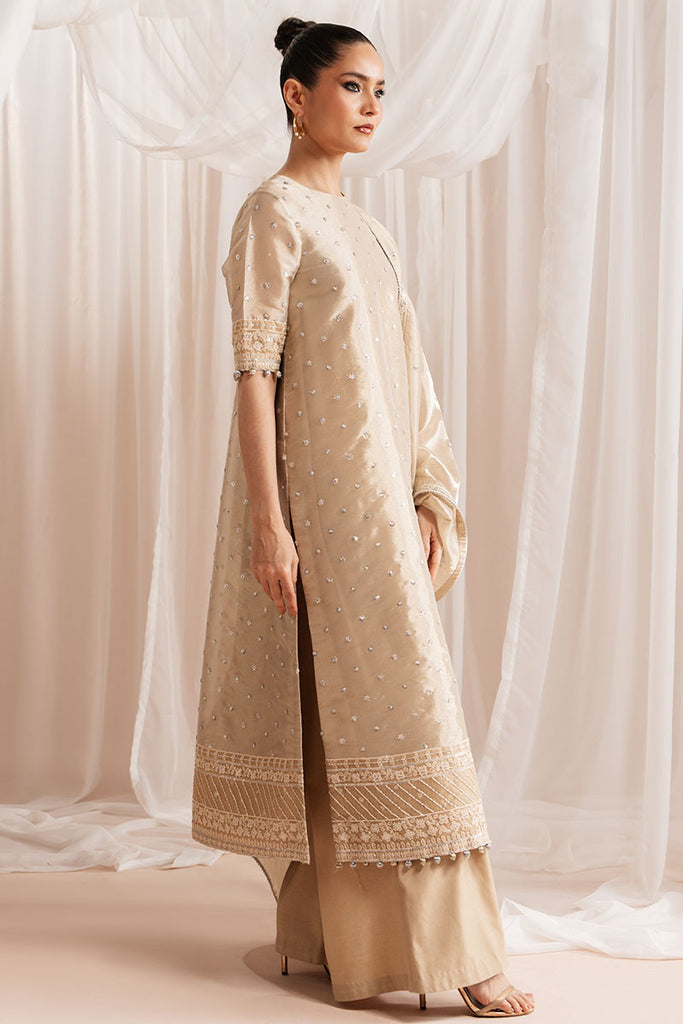 Cross Stitch | Luxe Atelier 25 | GILDED GLOW M Beige Silk