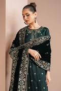 Cross Stitch | Luxe Atelier 25 | EMERALD GRACE XL Deep Teal Green Silk