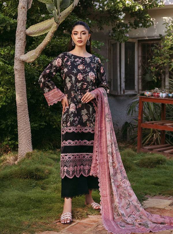 Zainab Chottani | Tahra Lawn 24 | RYMA - D 1A - Pakistani Designer Dress - by Zainab Chottani | Type: Luxury - 100% Original at Saira Sultan