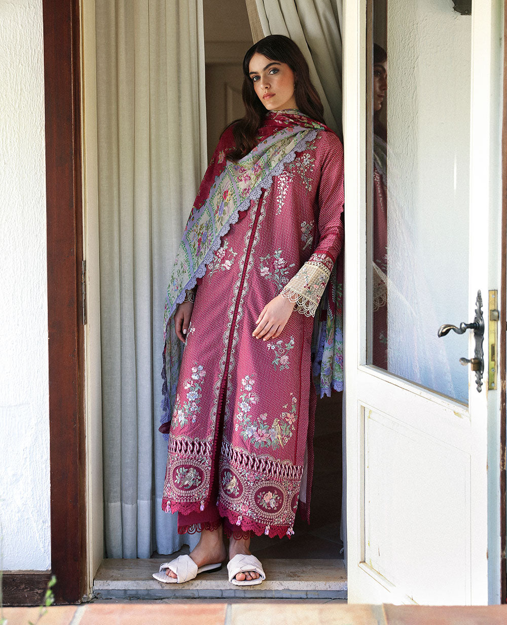 Republic Womenswear | Aylin Summer Lawn 24 | Fleur (D2-A) -  Republic Womenswear Luxury -  Saira Sultan