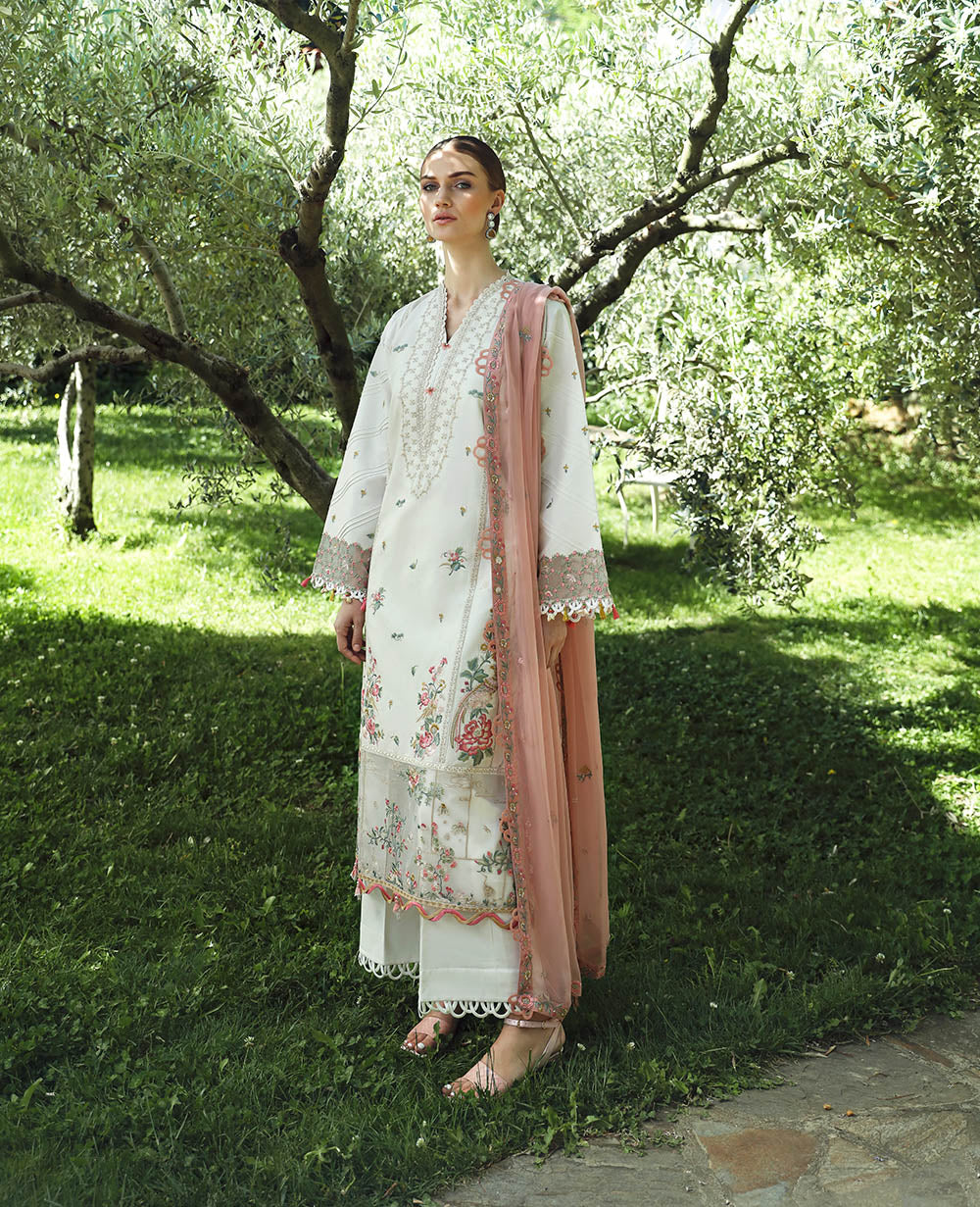 Republic Womenswear | Aylin Summer Lawn 24 | Camellia (D3-B) -  Republic Womenswear Luxury -  Saira Sultan