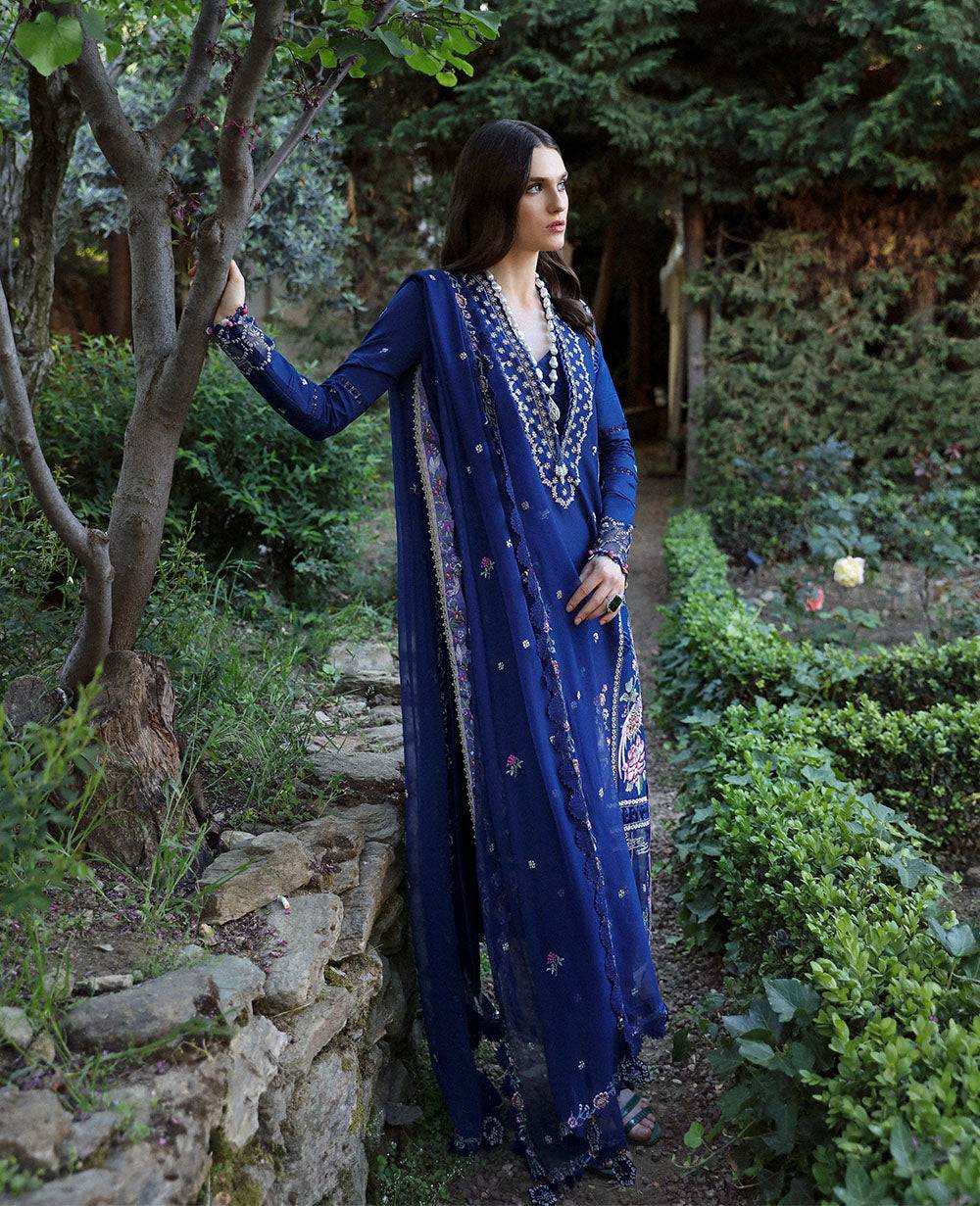 Republic Womenswear | Aylin Summer Lawn 24 | Camellia (D3-A) - Pakistani Designer Dress - by Republic Womenswear | Type: Luxury - 100% Original at Saira Sultan