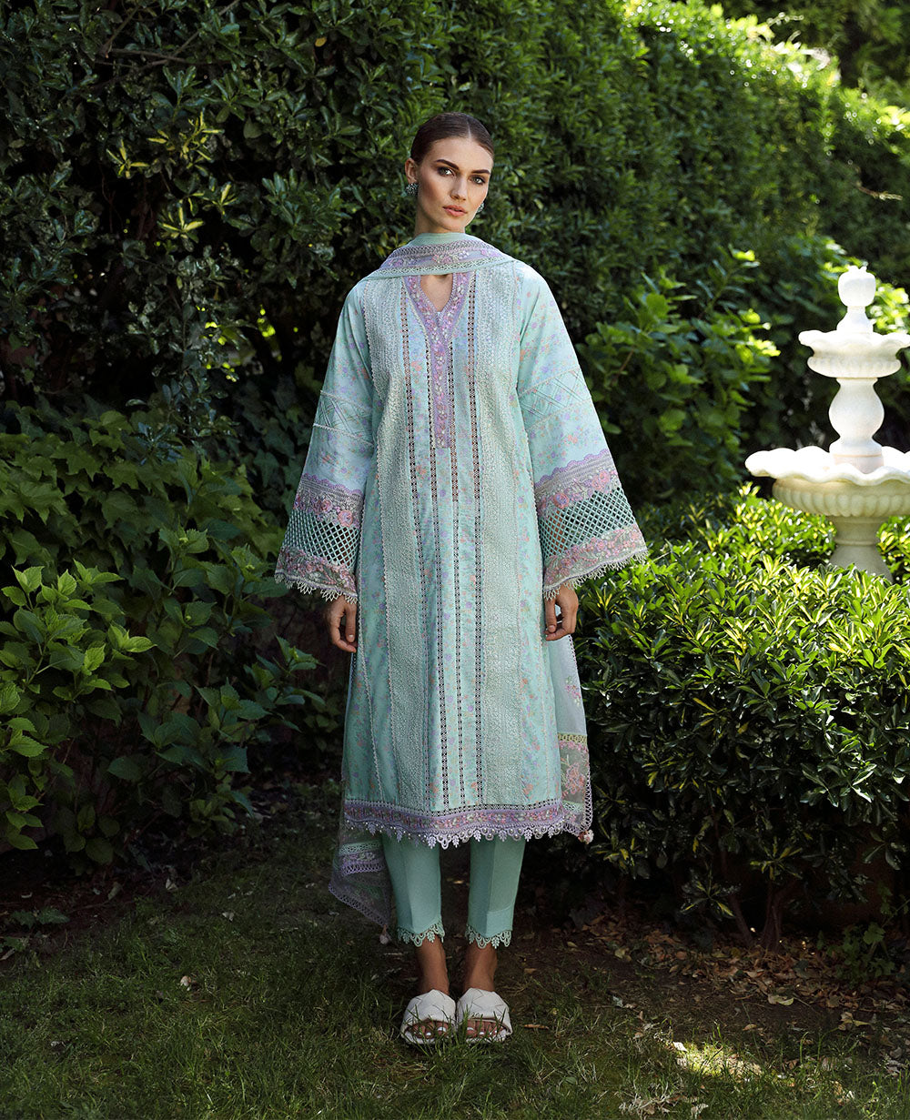 Republic Womenswear | Aylin Summer Lawn 24 | Rosa (D8-A) -  Republic Womenswear Luxury -  Saira Sultan