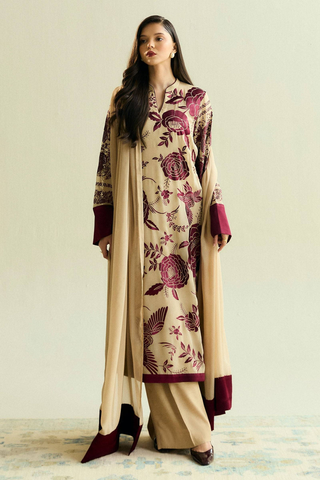 Zara Shahjahan | Festive Wear 25 | ZR25F0109 - Pakistani Designer Dress - by Zara Shahjahan - Type : Ladies Clothes - 100% Original at Saira Sultan