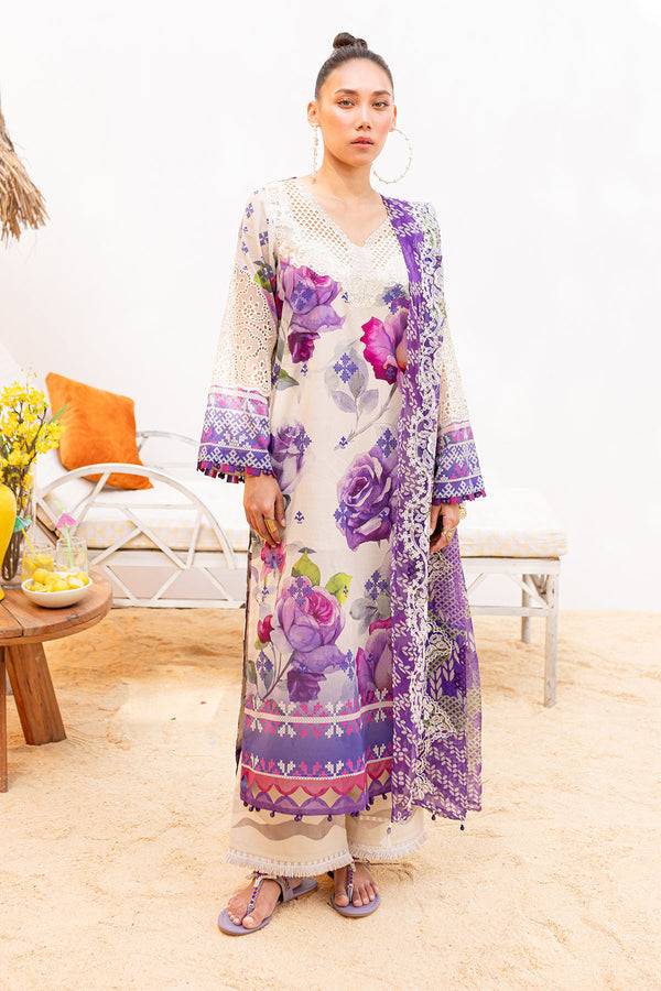 Nureh | Gardenia Lawn 24 | NS-138 A - Pakistani Designer Dress - by Nureh | Type: Luxury - 100% Original at Saira Sultan