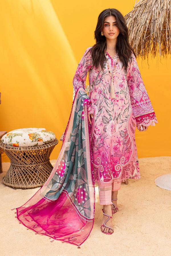 Nureh | Gardenia Lawn 24 | NS-135 A - Pakistani Designer Dress - by Nureh | Type: Luxury - 100% Original at Saira Sultan