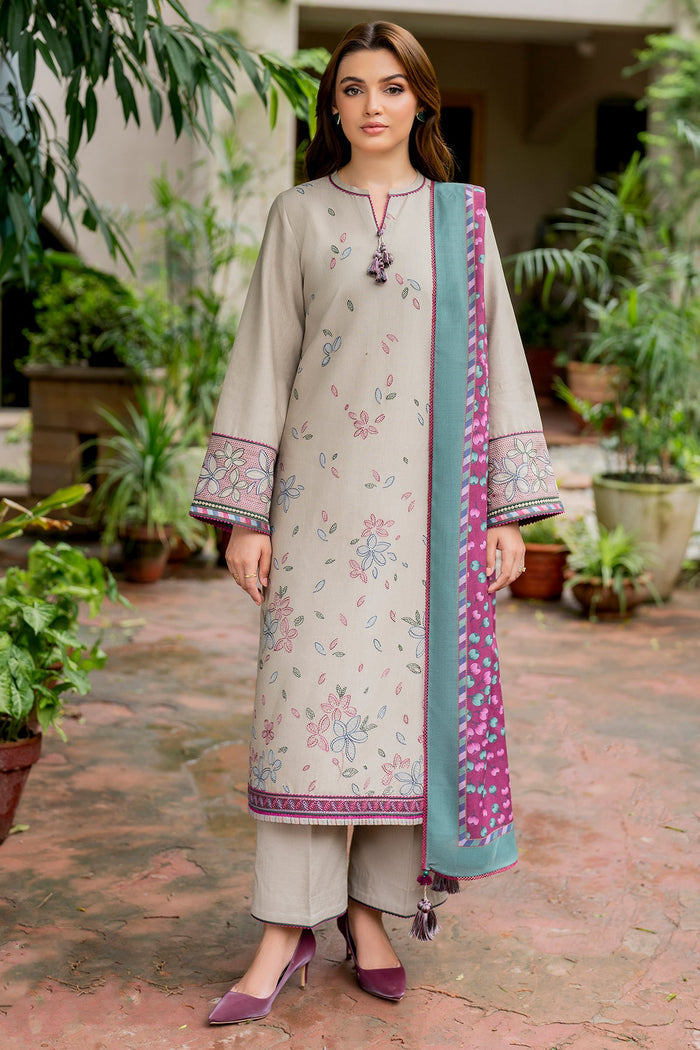 Jazmin | Winter Edition 24 | KHADDAR UW-0052 - Pakistani Designer Dress - by Jazmin | Type: Luxury - 100% Original at Saira Sultan