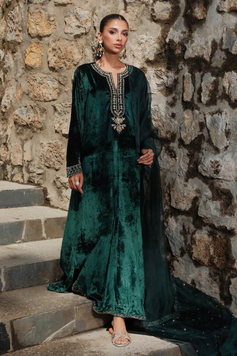 Hue Pret | Farasha Luxury Winter | Yasma -  Hue Pret Ladies Clothes -  Saira Sultan