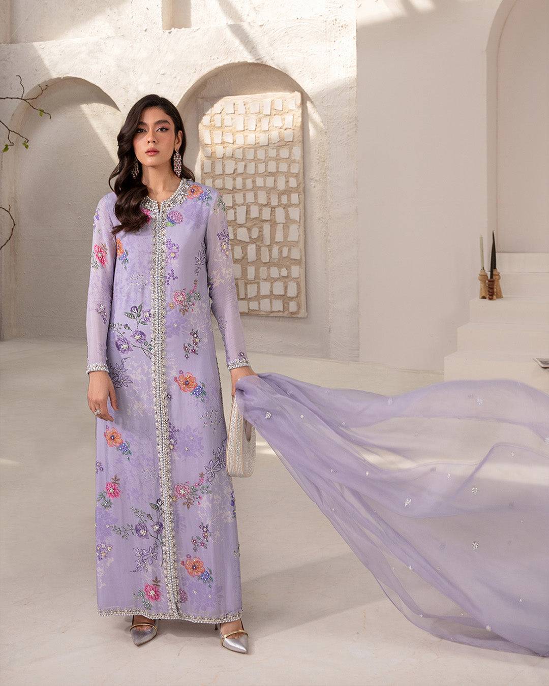 Faiza Saqlain | Lenora Luxury Pret | Aria - Pakistani Designer Dress - by Faiza Saqlain | Type: Formal - 100% Original at Saira Sultan