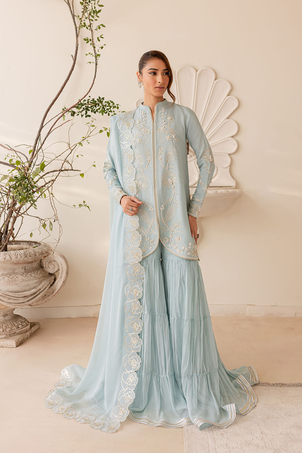 Vanya | Veranda Fromals | VR-04 XS Light Blue Silk