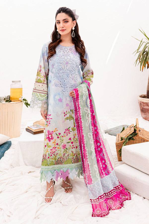 Nureh | Gardenia Lawn 24 | NSG-141 - Pakistani Designer Dress - by Nureh | Type: Luxury - 100% Original at Saira Sultan