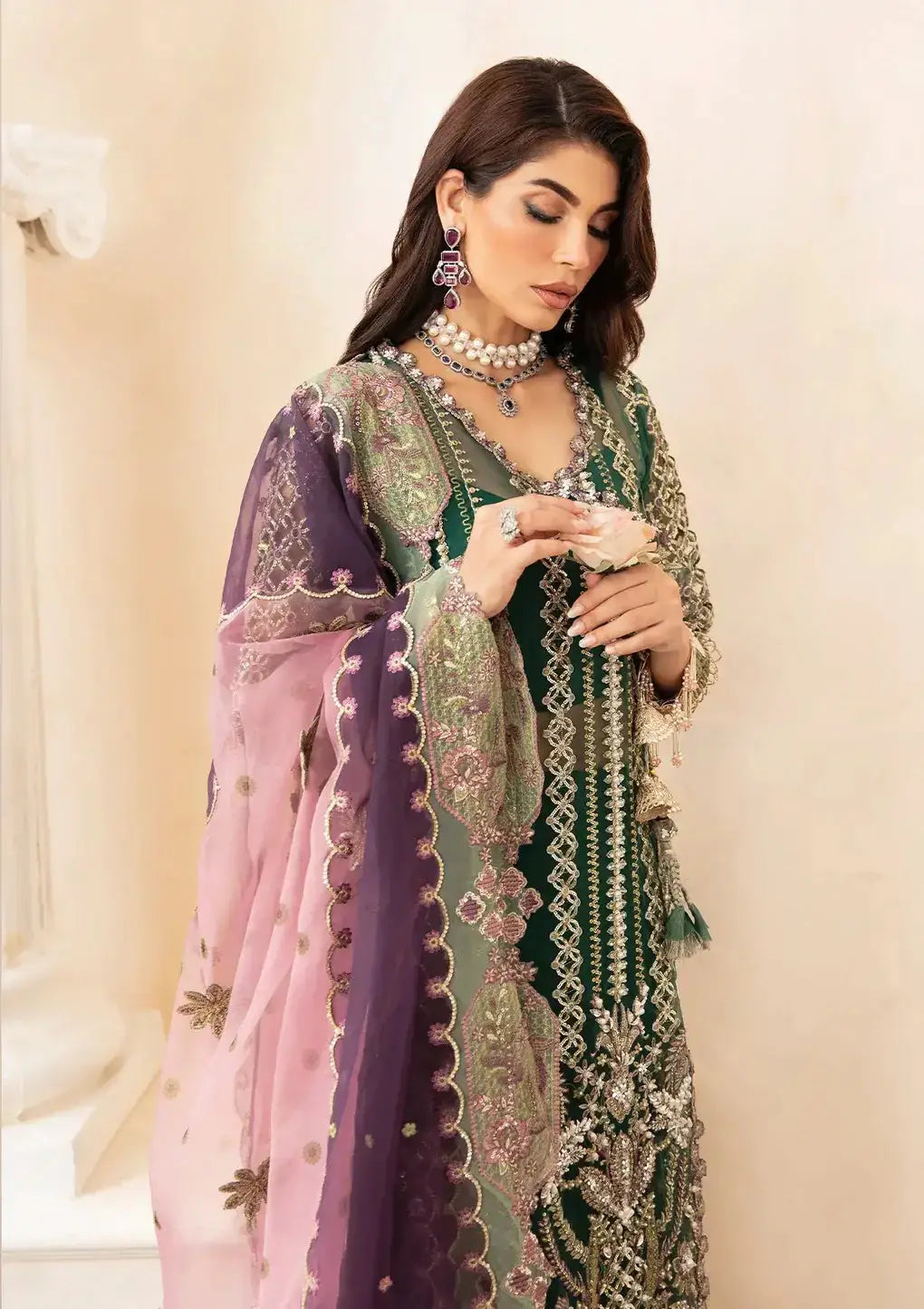 Elaf Premium | Celebrations 23 | ECH-07 AYZEL - Pakistani Designer Dress - by Elaf Premium | Type: Bridal - 100% Original at Saira Sultan