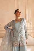 Vanya | Marlene Formals | ML-07 M Light Blue Organza