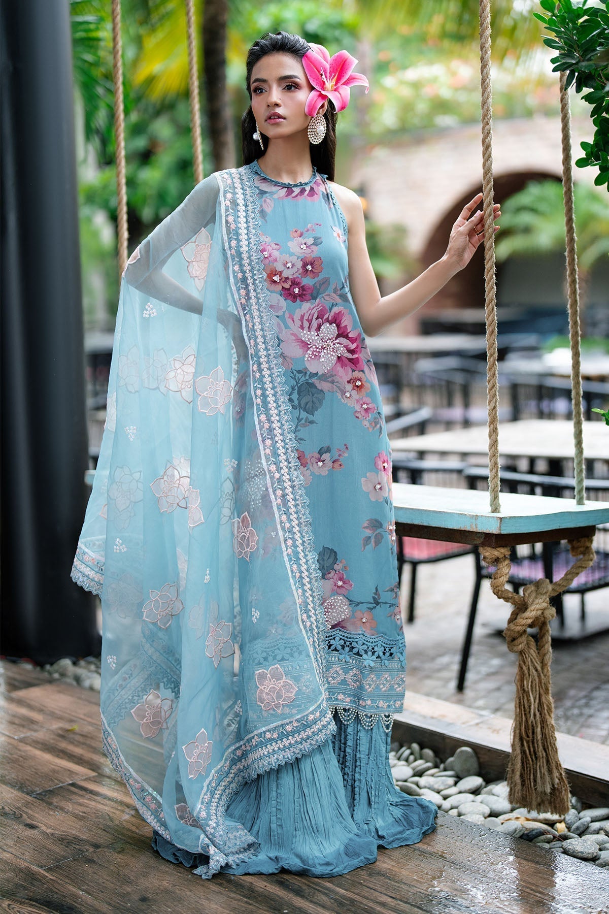Nureh | Ballerina Formals | NU2-148 - Pakistani Designer Dress - by Nureh | Type: Luxury - 100% Original at Saira Sultan