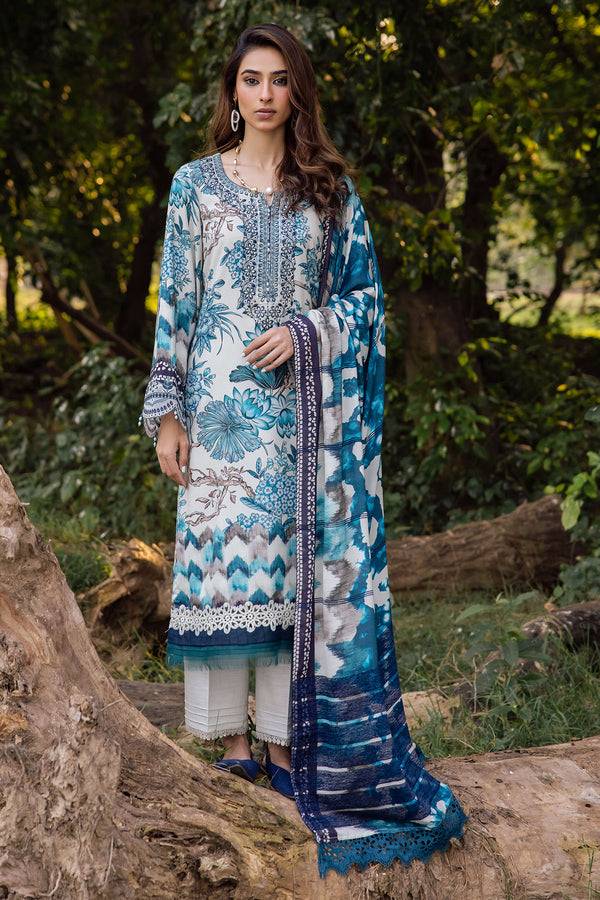 Nureh | Gardenia Lawn 24 | NSG-139 - Pakistani Designer Dress - by Nureh | Type: Luxury - 100% Original at Saira Sultan