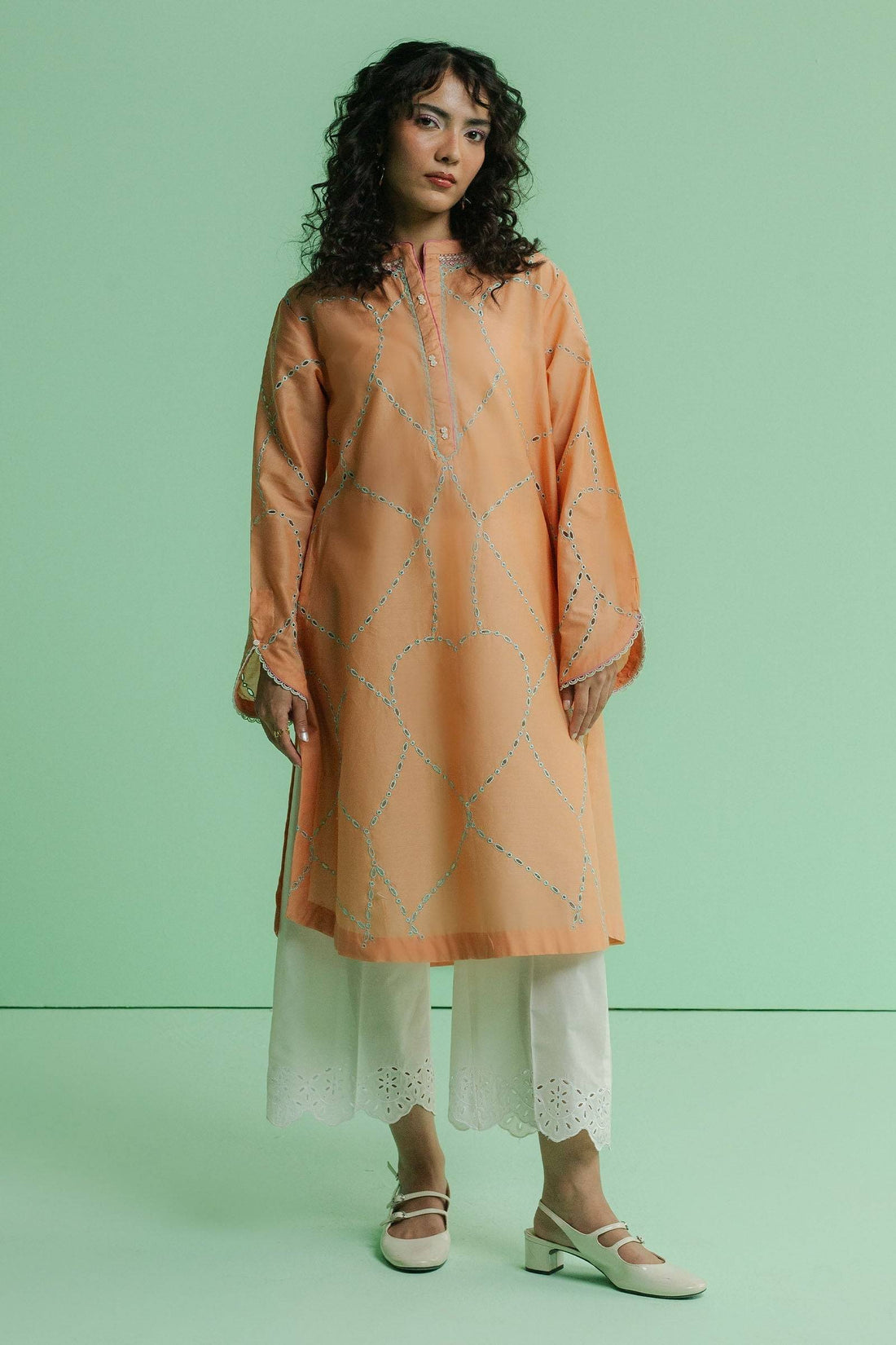 Zara Shahjahan | Love Coco SS 25 | CR25C0554 - Pakistani Designer Dress - by Zara Shahjahan - Type : Ladies Clothes - 100% Original at Saira Sultan