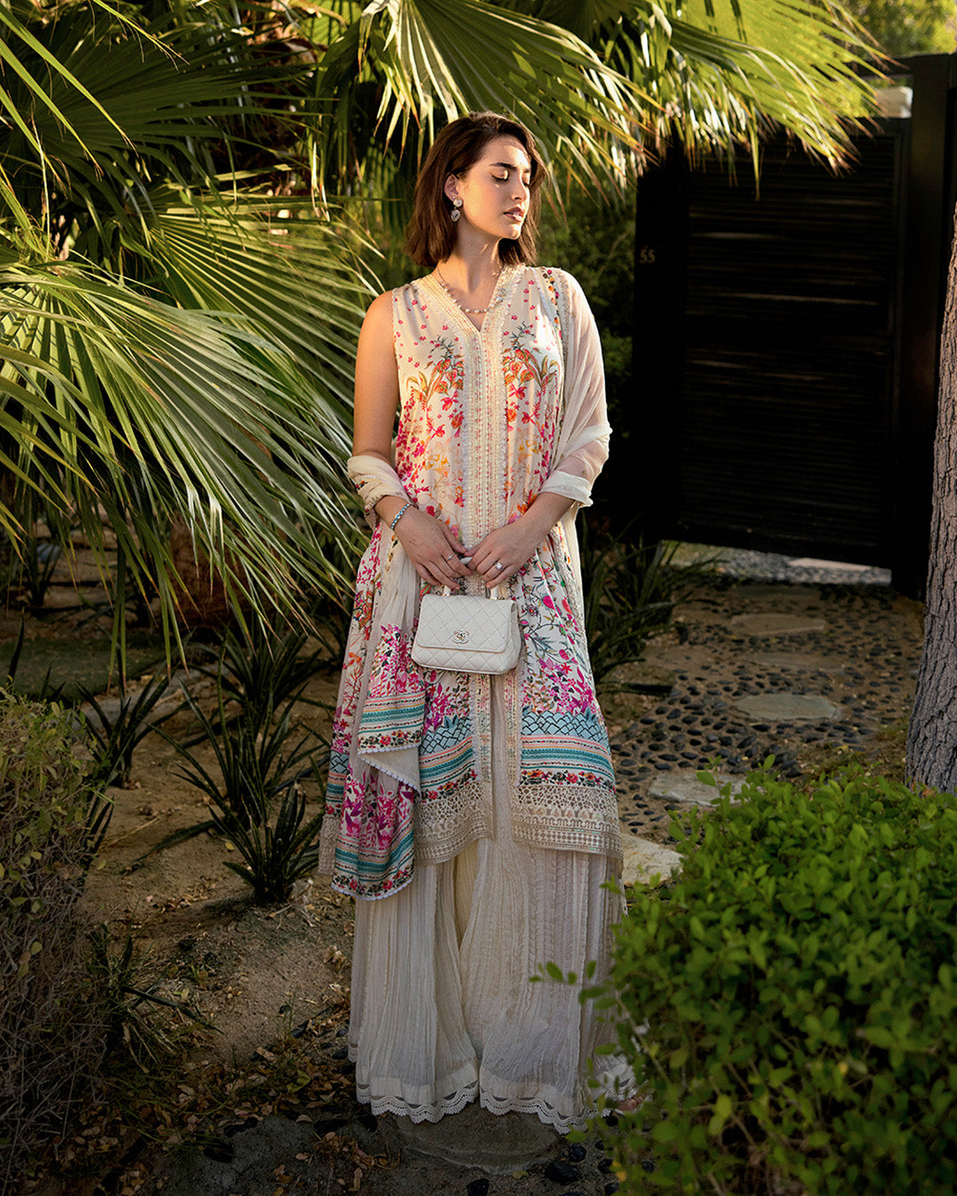 Faiza Saqlain | Carmela Luxury Pret | Beldene XS Off White Silk