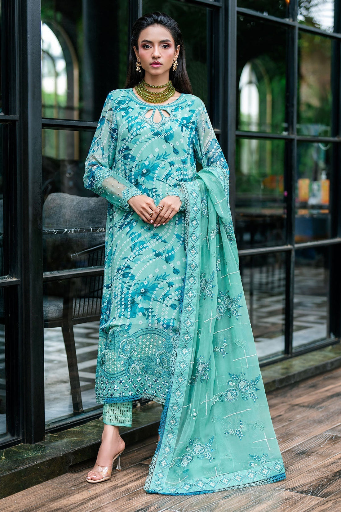 Nureh | Ballerina Formals | NU2-150 - Pakistani Designer Dress - by Nureh | Type: Luxury - 100% Original at Saira Sultan