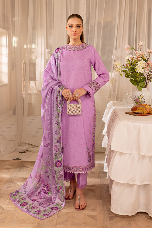 Farasha | Seraya Lawn 24 | VOILET -  Farasha Luxury -  Saira Sultan