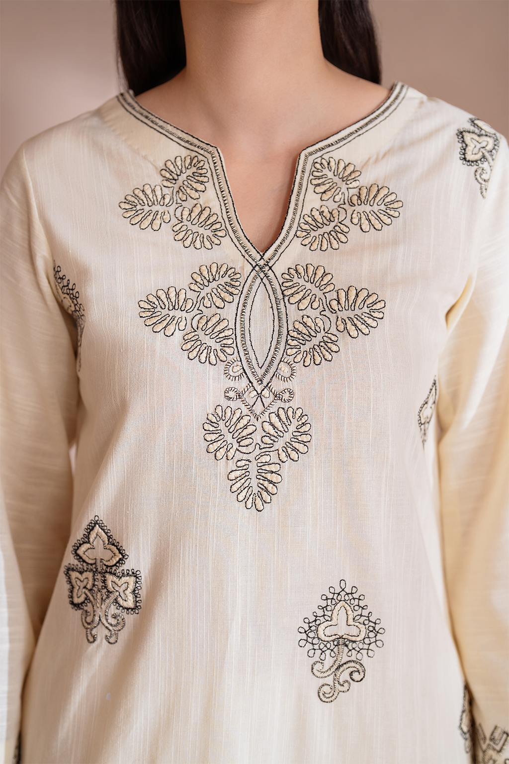 Iznik | Exclusive Winter | UE-361 M Ivory Khaddar