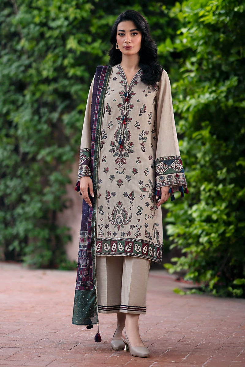 Jazmin | Winter Edition 24 | KHADDAR UW-0059 - Pakistani Designer Dress - by Jazmin | Type: Luxury - 100% Original at Saira Sultan