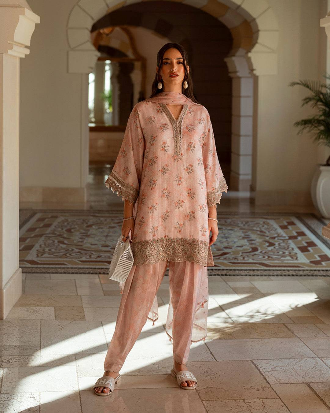 Faiza Saqlain | Zurina Luxury Pret | Kaylin - Pakistani Designer Dress - by Faiza Saqlain | Type: Luxury - 100% Original at Saira Sultan