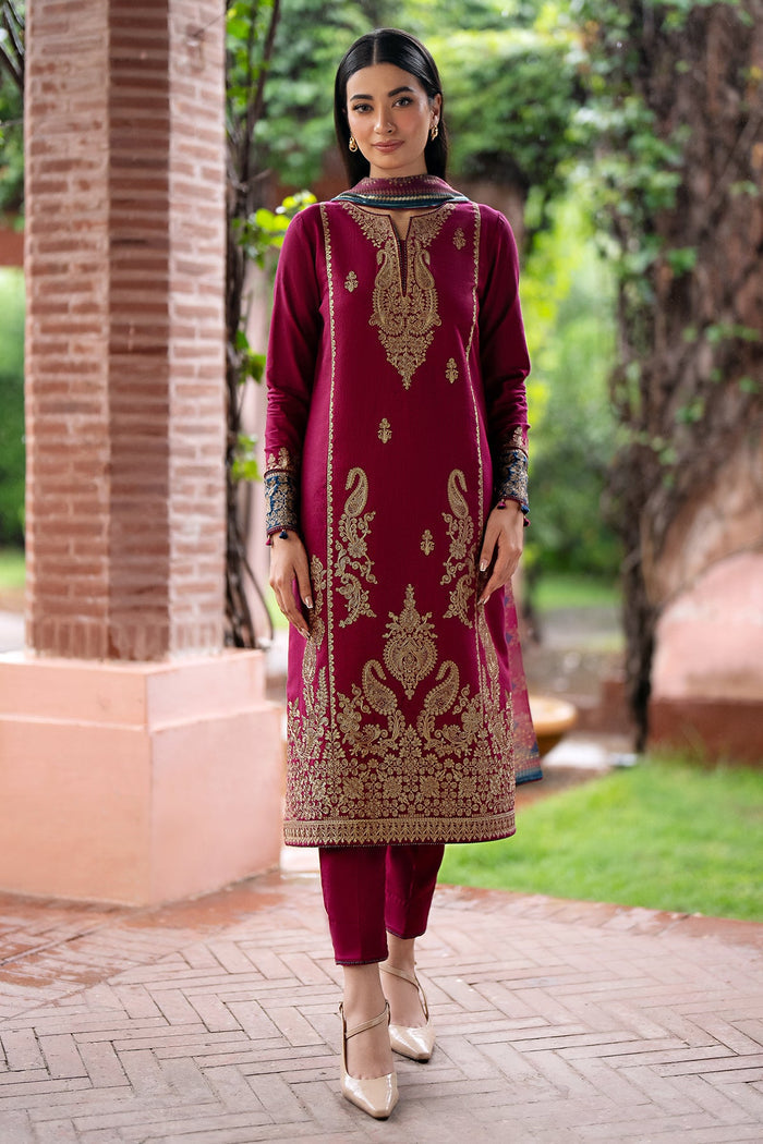 Jazmin | Winter Edition 24 | KHADDAR UW-0069 - Pakistani Designer Dress - by Jazmin | Type: Luxury - 100% Original at Saira Sultan