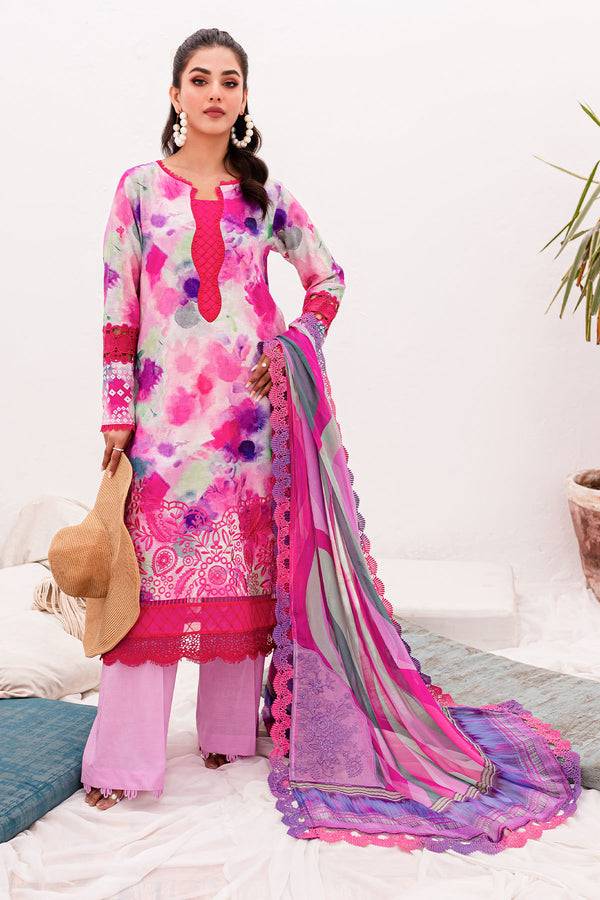 Nureh | Gardenia Lawn 24 | NSG-150 - Pakistani Designer Dress - by Nureh | Type: Luxury - 100% Original at Saira Sultan
