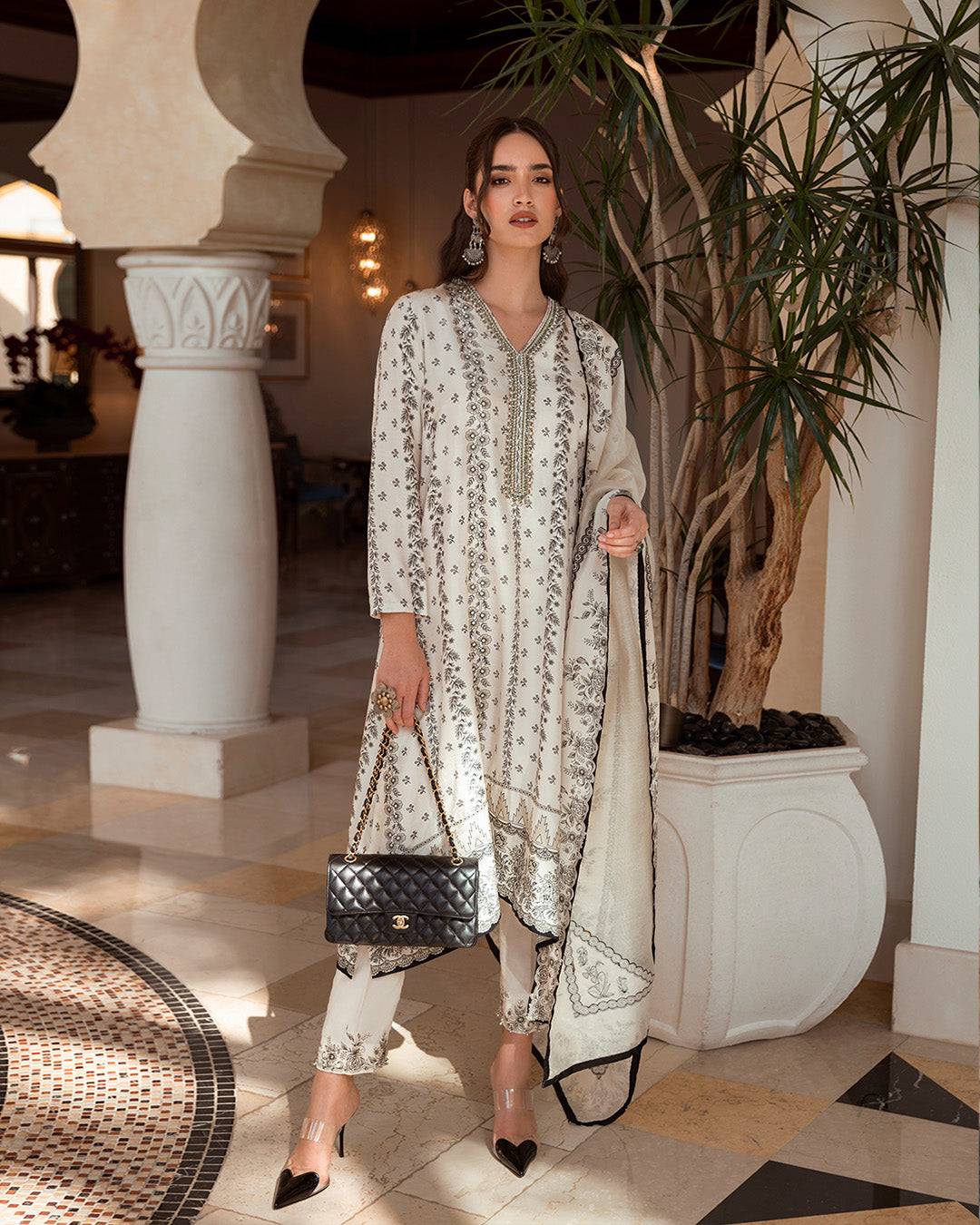 Faiza Saqlain | Zurina Luxury Pret | Mireya - Pakistani Designer Dress - by Faiza Saqlain | Type: Luxury - 100% Original at Saira Sultan