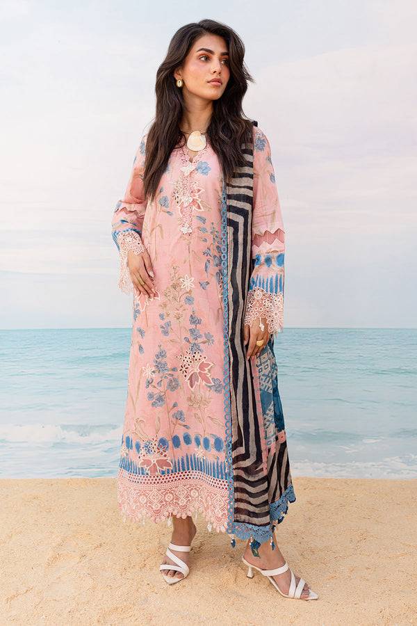 Nureh | Gardenia Lawn 24 | NS-132 A - Pakistani Designer Dress - by Nureh | Type: Luxury - 100% Original at Saira Sultan
