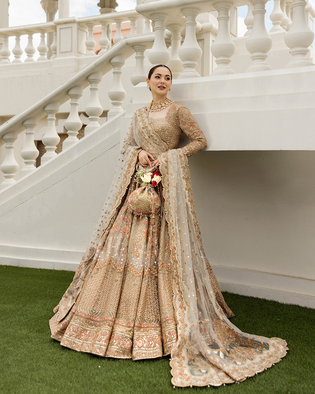 Faiza Saqlain | Neorah Wedding Festive 24 | Jemina - Pakistani Designer Dress - by Faiza Saqlain | Type: Bridal - 100% Original at Saira Sultan