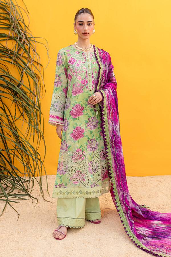 Nureh | Gardenia Lawn 24 | NS-139 A - Pakistani Designer Dress - by Nureh | Type: Luxury - 100% Original at Saira Sultan