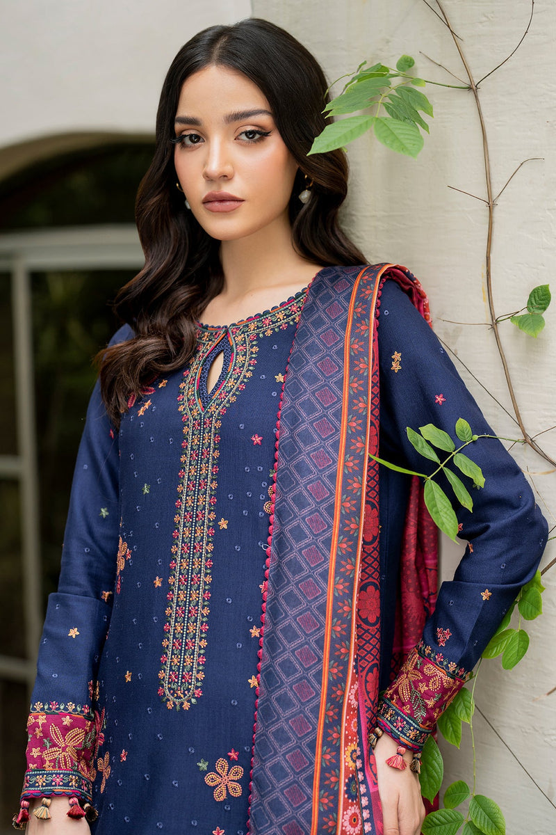 Jazmin | Winter Edition 24 | KHADDAR UW-0051 - Pakistani Designer Dress - by Jazmin | Type: Luxury - 100% Original at Saira Sultan