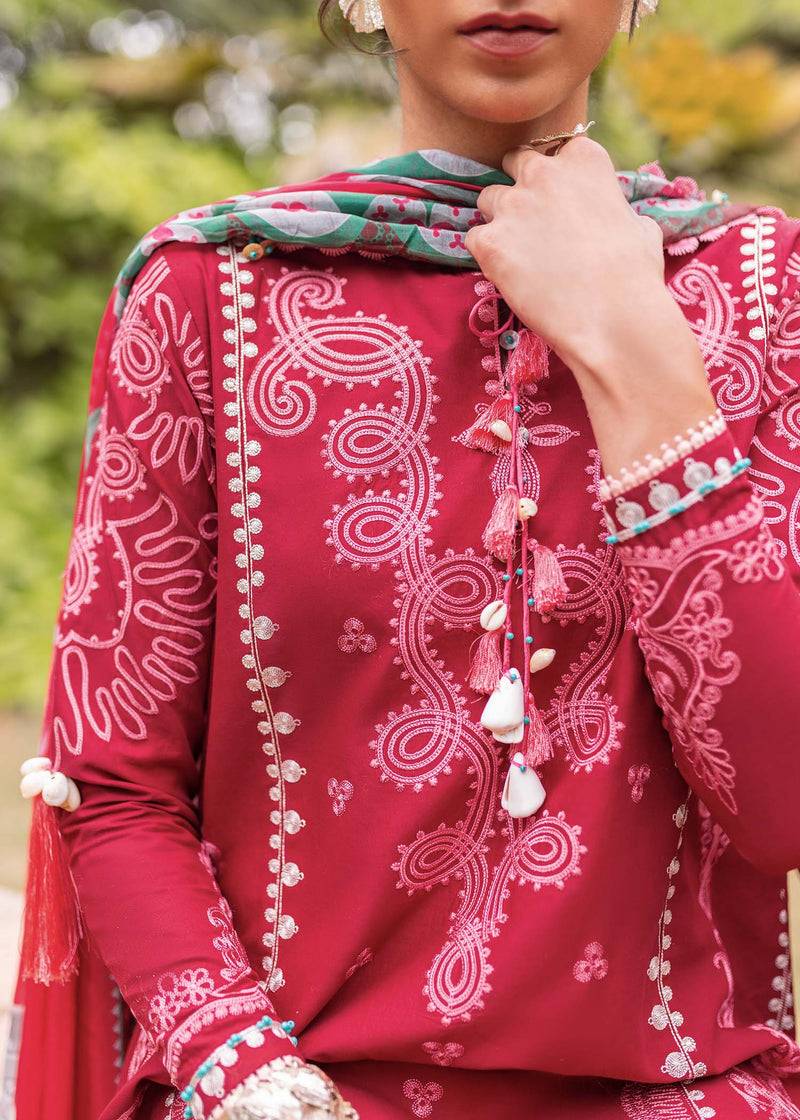 Sadaf Fawad Khan | Lawn 24 | Helen (B) - Pakistani Designer Dress - by Sadaf Fawad Khan | Type: Luxury - 100% Original at Saira Sultan