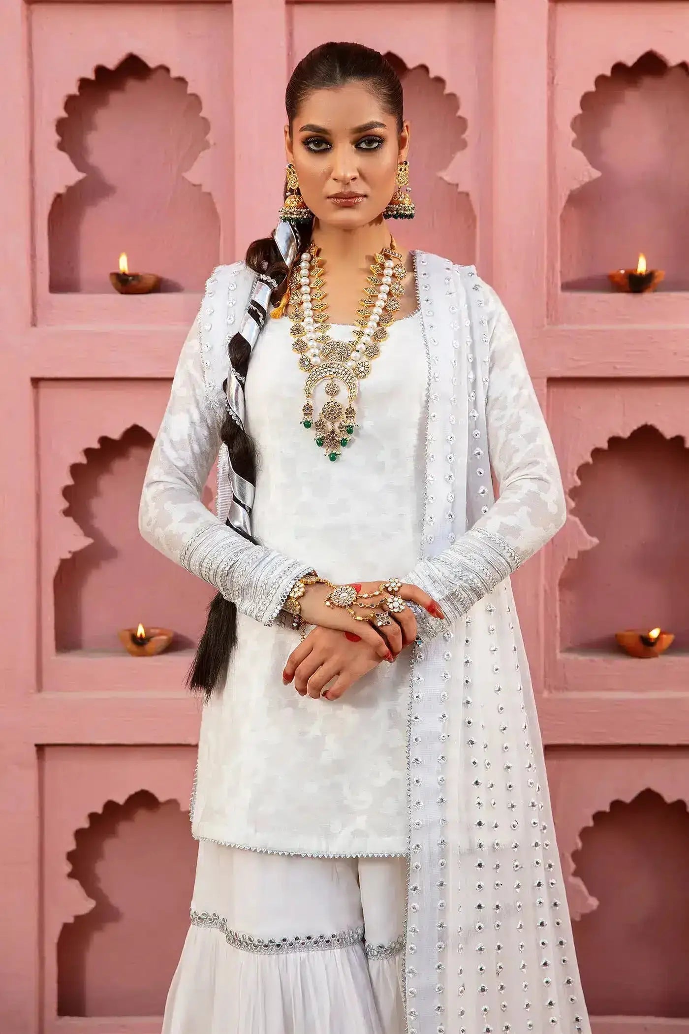 Nilofer Shahid | Nur e Subh Formals | Chandni - Pakistani Designer Dress - by Nilofer Shahid | Type: Formal - 100% Original at Saira Sultan