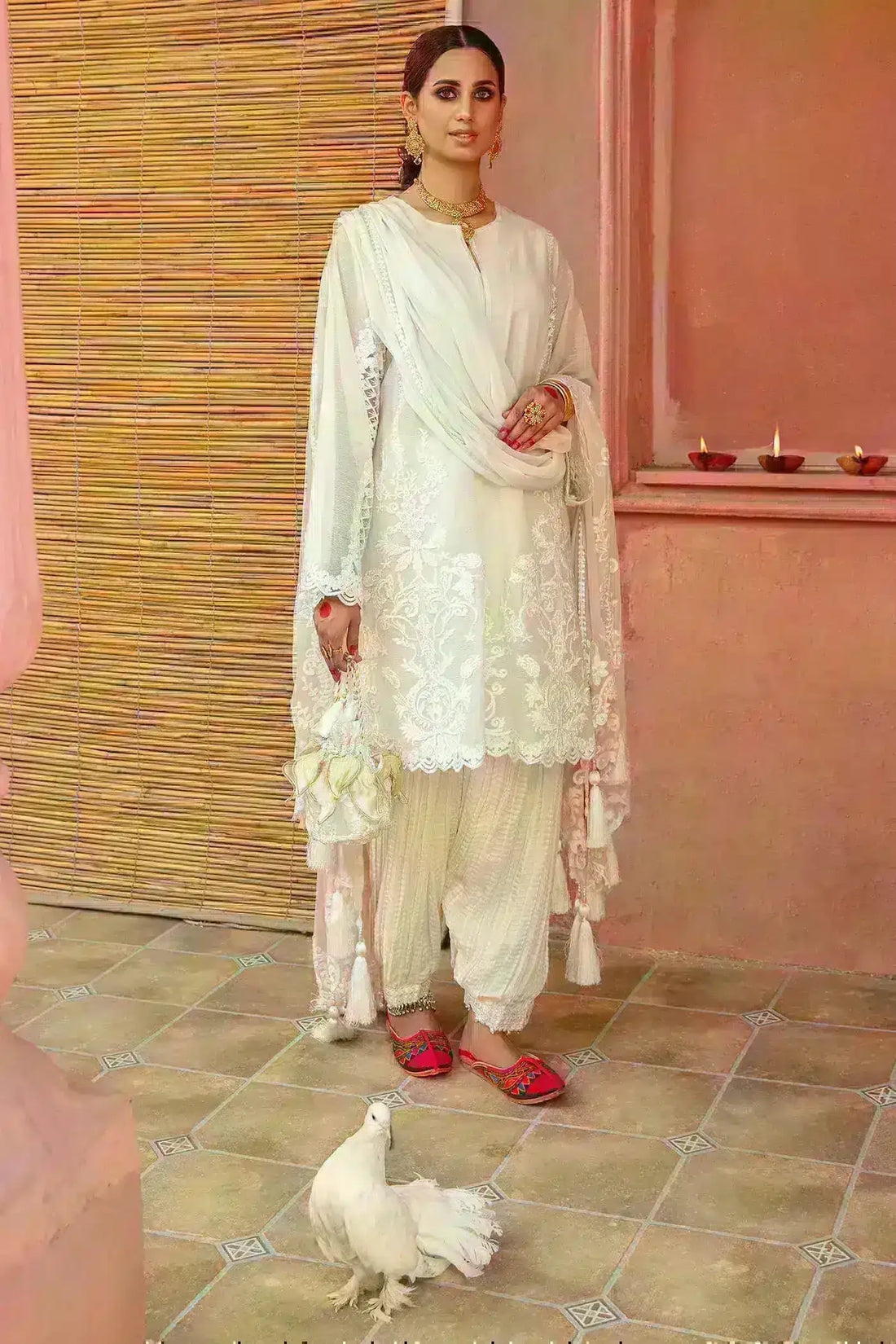 Nilofer Shahid | Nur e Subh Formals | Motiya - Pakistani Designer Dress - by Nilofer Shahid | Type: Formal - 100% Original at Saira Sultan