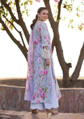 Elaf Premium | Prints Chikankari 24 | 04A OCEAN BLOSSOMS - Pakistani Designer Dress - by Elaf Premium | Type: Luxury - 100% Original at Saira Sultan