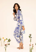 Elaf Premium | Pret 25 | EPT-01 CRIMSAL M White Lawn