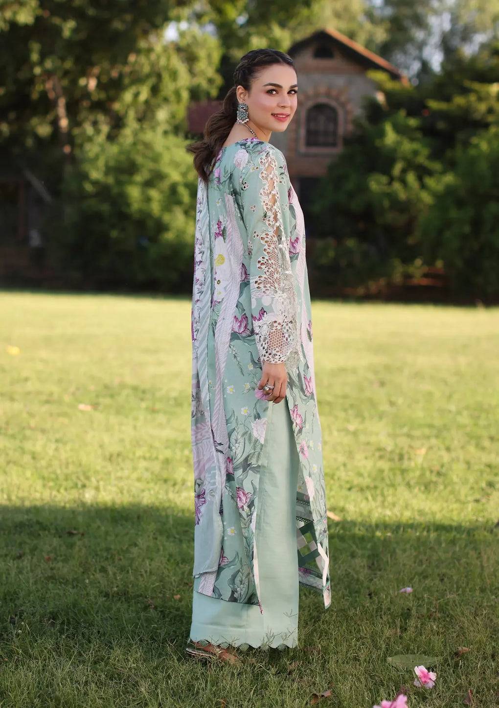 Elaf Premium | Prints Chikankari 24 | 05B CELESTIAL - Pakistani Designer Dress - by Elaf Premium | Type: Luxury - 100% Original at Saira Sultan