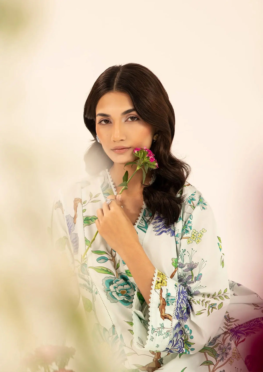 Elaf Premium | Pret 25 | EPT-03 NAIRE L Ivory Lawn