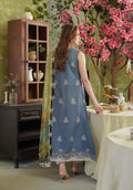 Zarqash | Tresor Luxury Lawn 24 | ZQT 004 THISTLE - Pakistani Designer Dress - by Zarqash | Type: Luxury - 100% Original at Saira Sultan
