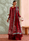 Suffuse | Eid Lawn 25 | INEESA XS Red Organza