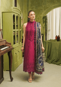Zarqash | Tresor Luxury Lawn 24 | ZQT 0012 ROSA - Pakistani Designer Dress - by Zarqash | Type: Luxury - 100% Original at Saira Sultan