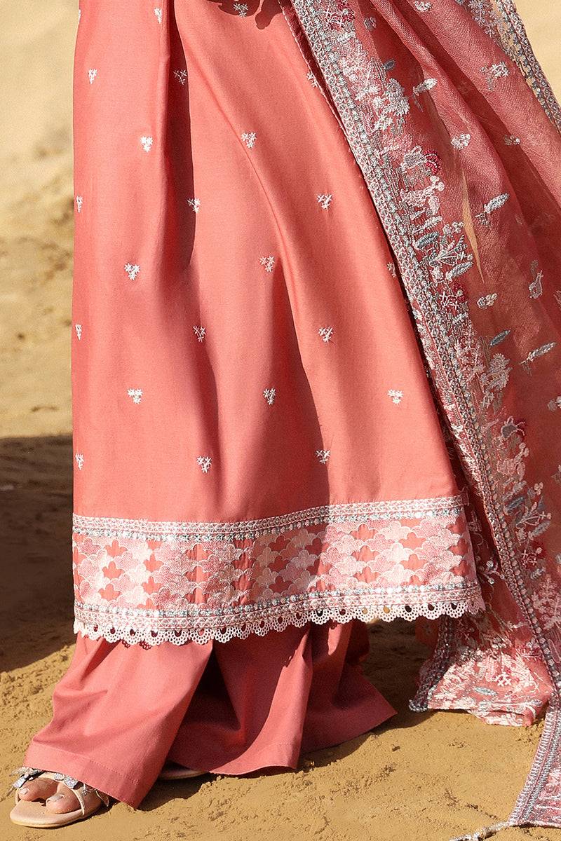 Cross Stitch | Eid Lawn 24 | MULBERRY BLUSH - Pakistani Designer Dress - by Cross Stitch | Type: Luxury - 100% Original at Saira Sultan