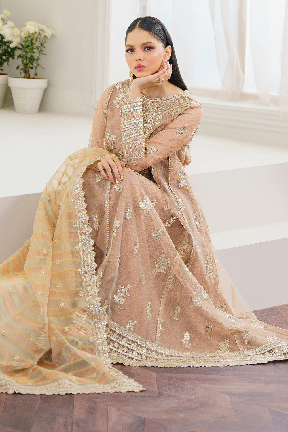 Baroque | Luxury Pret 24 | MASOORI PR-900 - Pakistani Designer Dress - by Baroque | Type: Luxury - 100% Original at Saira Sultan